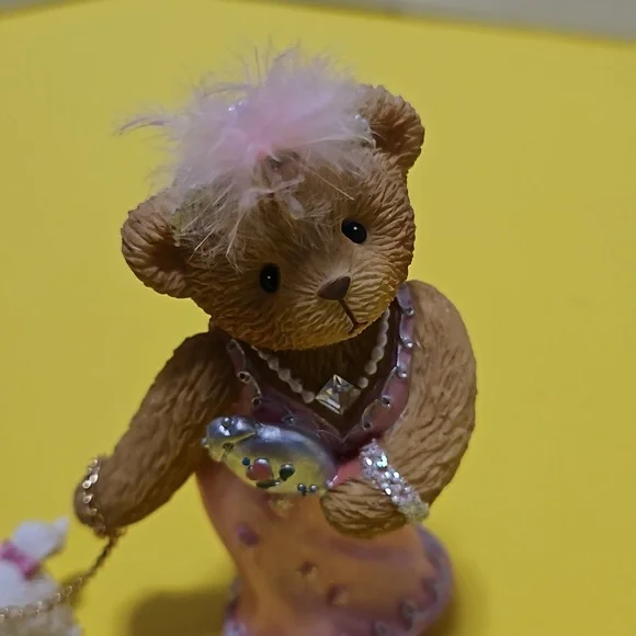 Cherished Teddies: Julia Bearon Gloria Growlette. Charter Member 2000 Figurine. - Picture 9 of 11